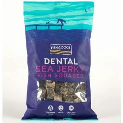 Fish4Dogs Dental Sea Jerky Fish Squares Premi Per Cane 575g