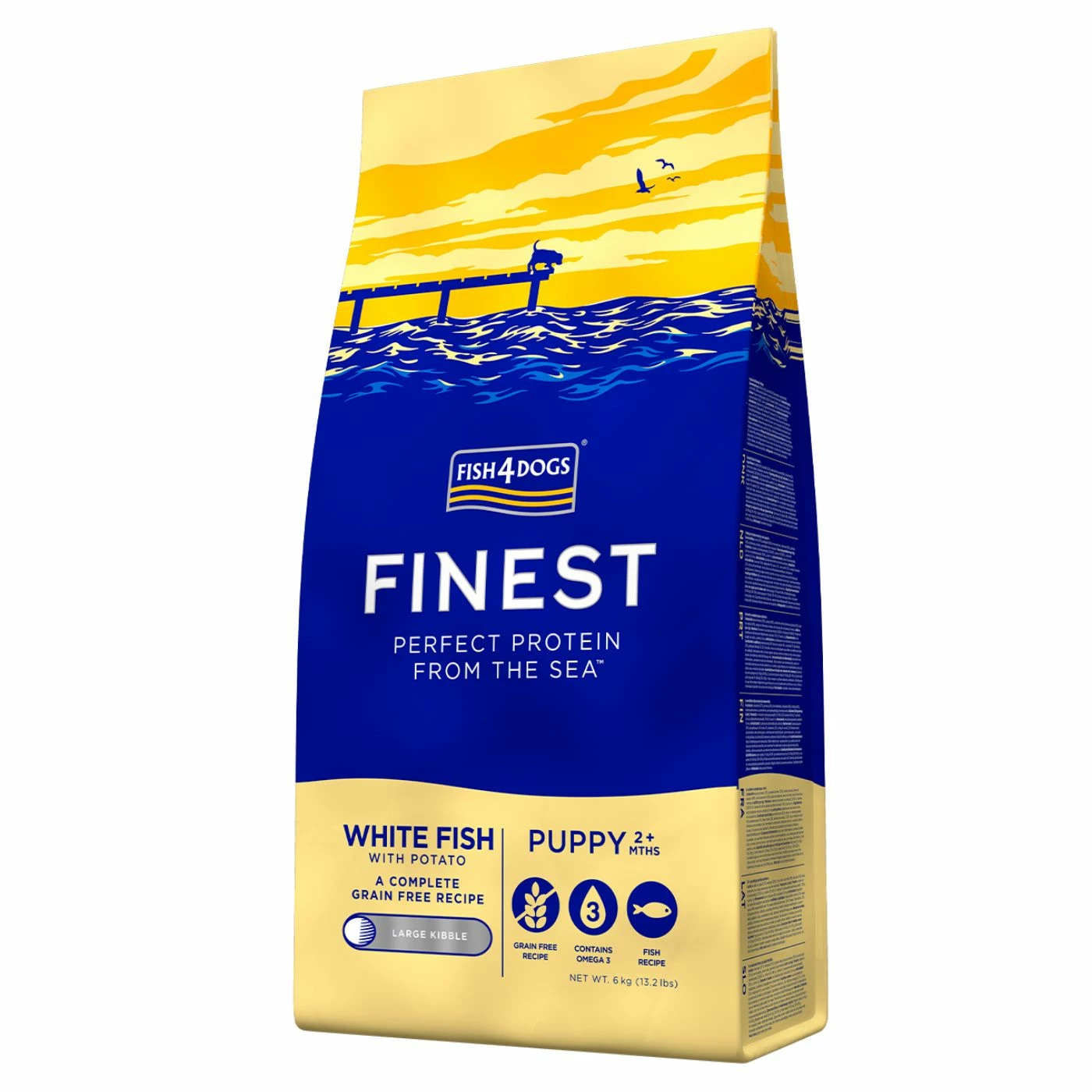 PROMO 3x6Kg – Fish4Dogs Finest Puppy Pesce Bianco Large Per Cuccioli 7 PROMO 3x6Kg – Fish4Dogs Finest Puppy Pesce Bianco Large Per Cuccioli - immagine 5