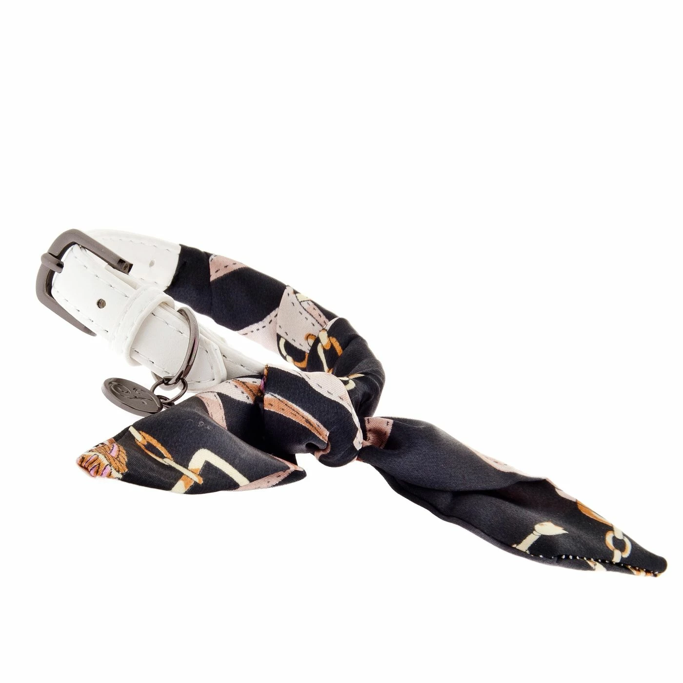 FERRIBIELLA SPA Ferribiella Collare E Guinzaglio Tosca In EcoPelle E Seta Per Cani 4 FERRIBIELLA SPA Ferribiella Collare E Guinzaglio Tosca In EcoPelle E Seta Per Cani - immagine 2