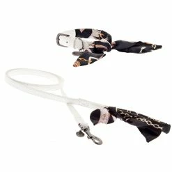 FERRIBIELLA SPA Ferribiella Collare E Guinzaglio Tosca In EcoPelle E Seta Per Cani