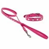 FERRIBIELLA SPA Ferribiella Collare E Guinzaglio In Pelle Con Borchie Per Cani Fuxia 2 FERRIBIELLA SPA Ferribiella Collare E Guinzaglio In Pelle Con Borchie Per Cani Fuxia -Alimentazione negozio 4931