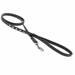 FERRIBIELLA SPA Ferribiella Collare E Guinzaglio In Pelle Per Cani Con Borchie Nero 7 FERRIBIELLA SPA Ferribiella Collare E Guinzaglio In Pelle Per Cani Con Borchie Nero -Alimentazione negozio 4936 1