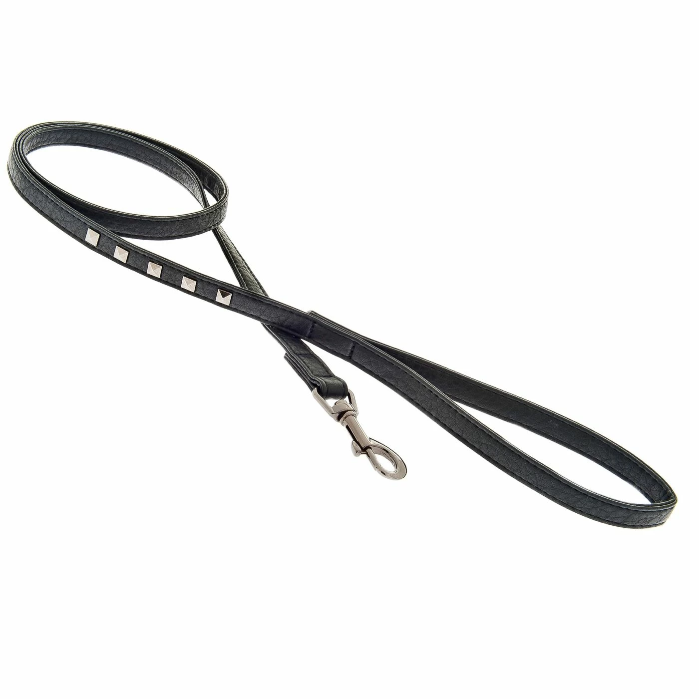 FERRIBIELLA SPA Ferribiella Collare E Guinzaglio In Pelle Per Cani Con Borchie Nero 5 FERRIBIELLA SPA Ferribiella Collare E Guinzaglio In Pelle Per Cani Con Borchie Nero - immagine 3