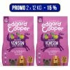 Edgard & Cooper PROMO 2x12Kg Edgard & Cooper Cervo E Anatra Per Cani Adulti