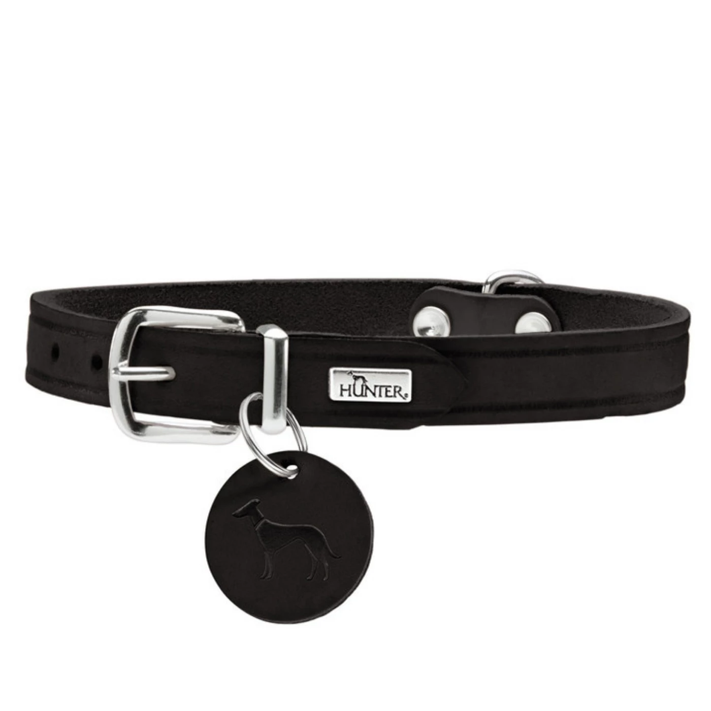 Hunter Collare Aalborg In Pelle Nero 3 Hunter Collare Aalborg In Pelle Nero