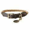 Hunter Collare List Beige In Corda Per Cani -Alimentazione negozio 5632