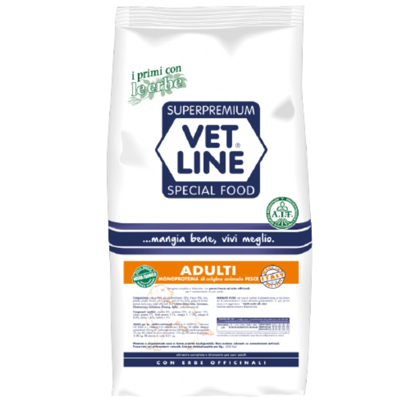Vet Line Pesce Per Cani Adulti Monoproteico VetLine 4 Vet Line Pesce Per Cani Adulti Monoproteico VetLine - immagine 2