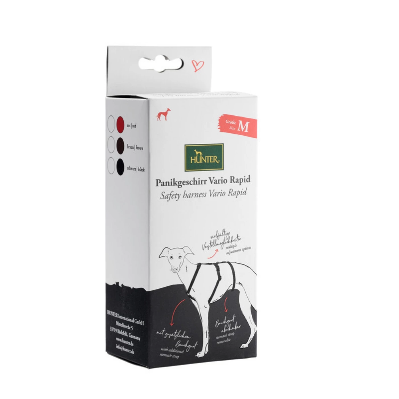 Hunter Pettorina Vario Rapid Antipanico In Nylon Per Cani Nero 10 Hunter Pettorina Vario Rapid Antipanico In Nylon Per Cani Nero - immagine 8