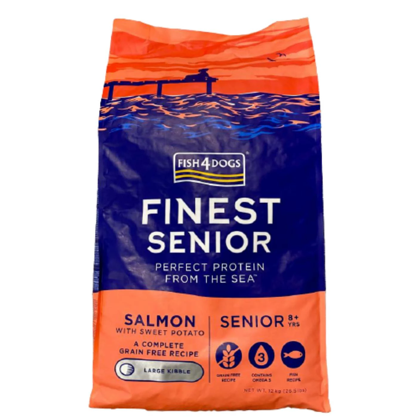 Fish4Dogs Finest Senior Salmone Large Con Salmone Per Cani Anziani 12Kg 3 Fish4Dogs Finest Senior Salmone Large Con Salmone Per Cani Anziani 12Kg