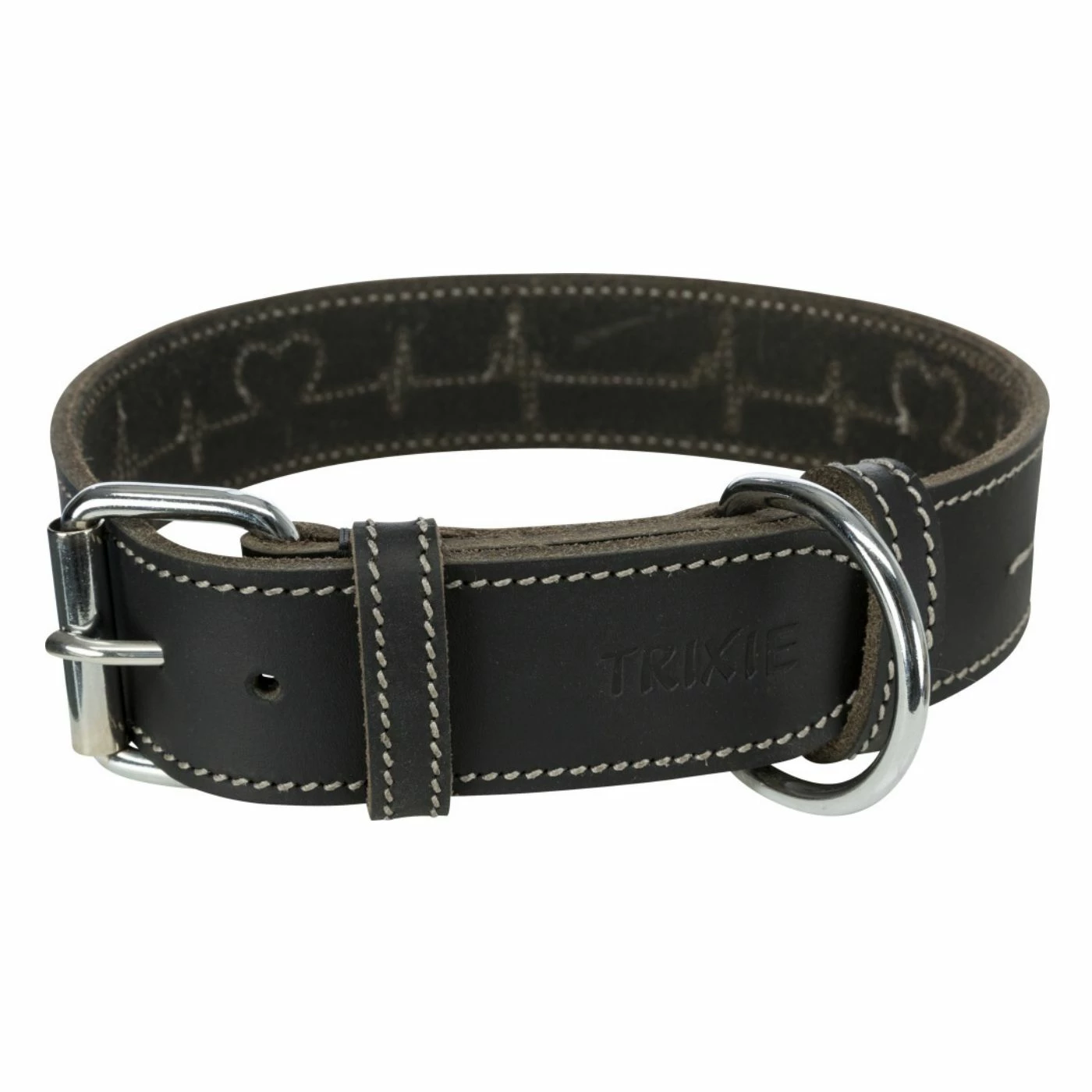 Trixie Collare Per Cani Rustic “Heartbeat” Nero 3 Trixie Collare Per Cani Rustic “Heartbeat” Nero