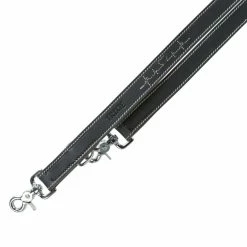Trixie Guinzaglio Addestramento Rustic “Heartbeat” M-L 2m/20mm Cuoio Nero