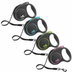 Flexi Black Design In Fettuccia L 5mt Fino A 50kg