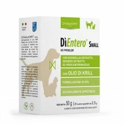 Dynamopet® DìEntero® Small 20 Bustine Da 2,5g Per Gatti E Cani Fino A 5kg Di Peso