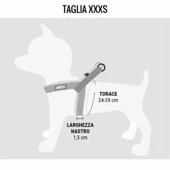 Morso Pettorina Mini Pink Think XXXS -Alimentazione negozio 7954