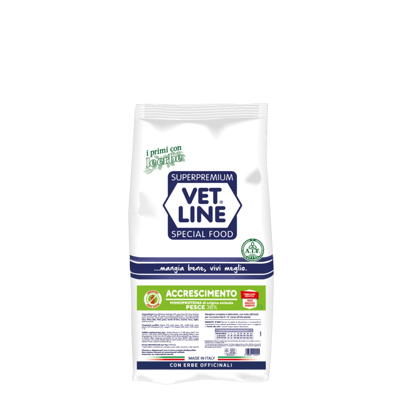 Vet Line Accrescimento Pesce Per Cuccioli Monoproteico VetLine 4 Vet Line Accrescimento Pesce Per Cuccioli Monoproteico VetLine - immagine 2