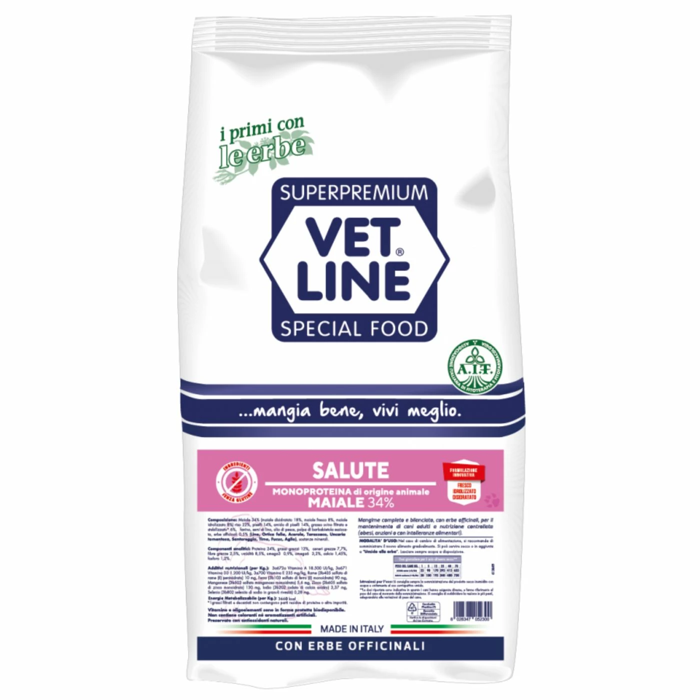 Vet Line Linea Salute Maiale Per Cani Adulti VetLine 3 Vet Line Linea Salute Maiale Per Cani Adulti VetLine