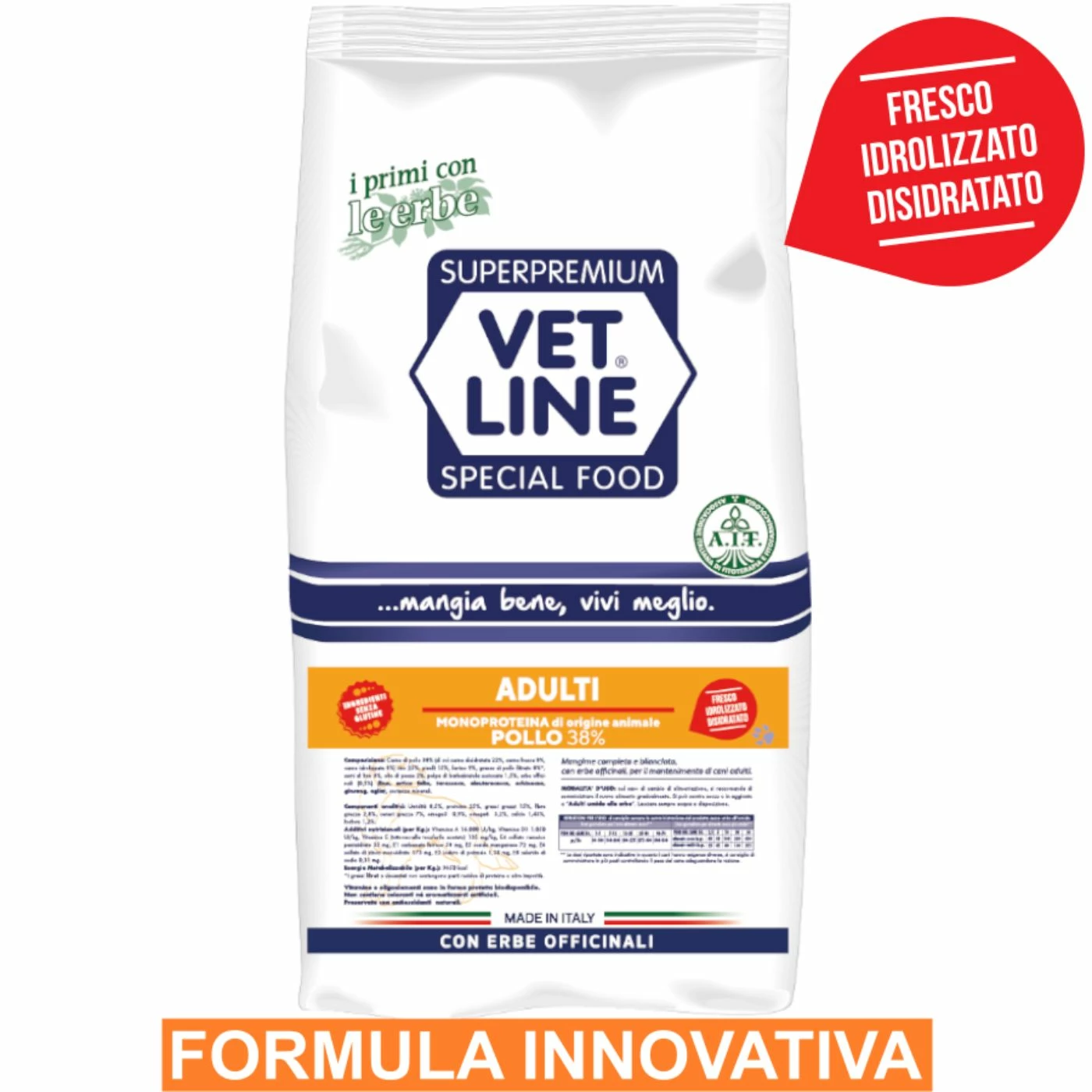 Vet Line Pollo Per Cani Adulti Monoproteico VetLine 4 Vet Line Pollo Per Cani Adulti Monoproteico VetLine - immagine 2
