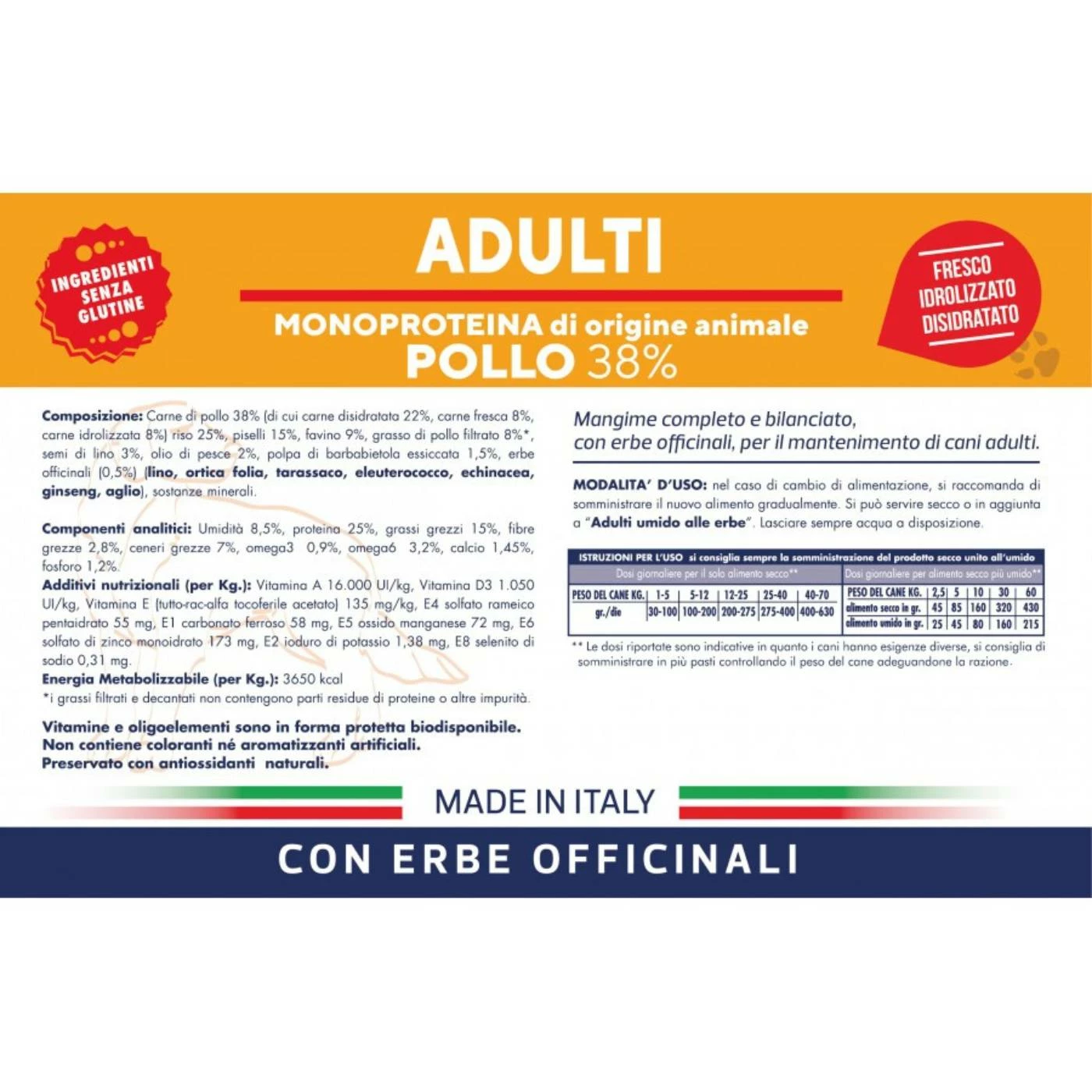 Vet Line Pollo Per Cani Adulti Monoproteico VetLine 5 Vet Line Pollo Per Cani Adulti Monoproteico VetLine - immagine 3