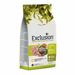 Exclusion Mediterraneo Monoproteico Noble Grain Adult Medium Pollo Per Cani Adulti