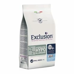 Exclusion Diet Hydrolyzed Hypoallergenic Small Pesce E Amido Di Mais Per Cani 2Kg