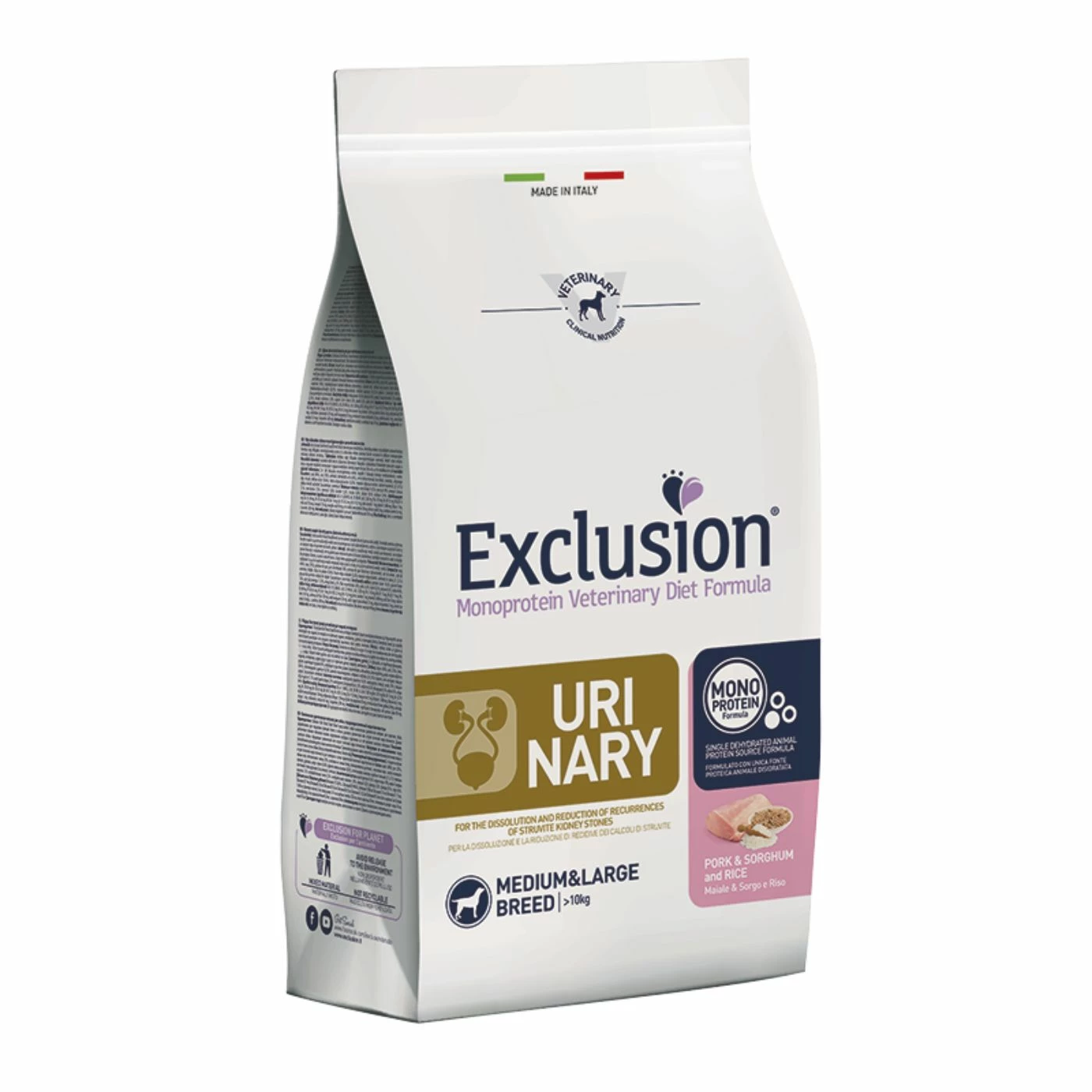 Exclusion Diet Urinary Medium Large Monoproteico Maiale Sorgo E Riso Per Cani 3 Exclusion Diet Urinary Medium Large Monoproteico Maiale Sorgo E Riso Per Cani