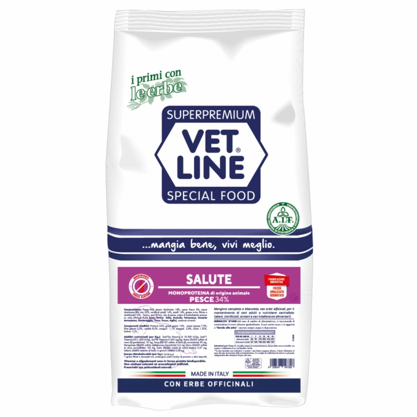 Vet Line Linea Salute Pesce Per Cani Adulti VetLine 3 Vet Line Linea Salute Pesce Per Cani Adulti VetLine