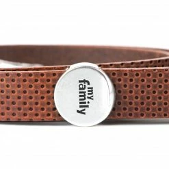 MyFamily Guinzaglio Monza In Pelle Marrone 2,2x110cm -Alimentazione negozio 8869