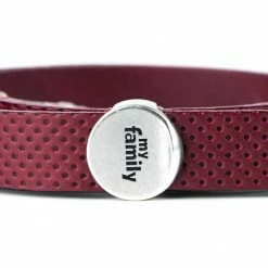 MyFamily Guinzaglio Monza In Pelle Rossa 2,2x110cm -Alimentazione negozio 8872