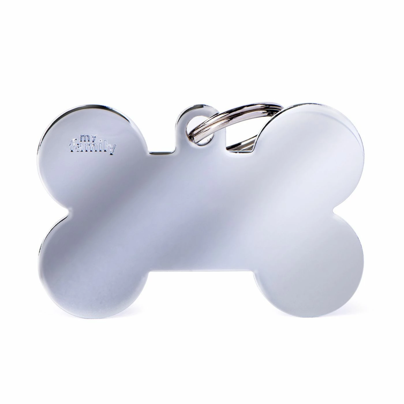 MyFamily Medaglietta Per Cani Personalizzabile Osso Basic Ottone Cromato 8 MyFamily Medaglietta Per Cani Personalizzabile Osso Basic Ottone Cromato - immagine 6