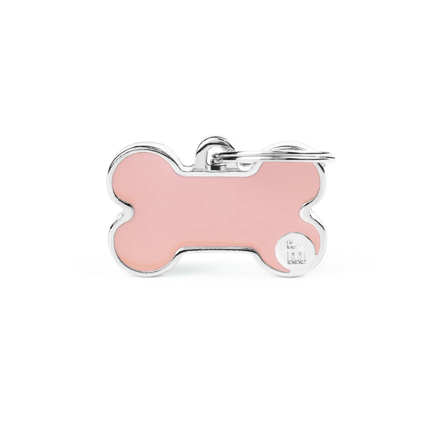 MyFamily Medaglietta Per Cani Personalizzabile Osso Basic Handmade Rosa 3 MyFamily Medaglietta Per Cani Personalizzabile Osso Basic Handmade Rosa - immagine 2