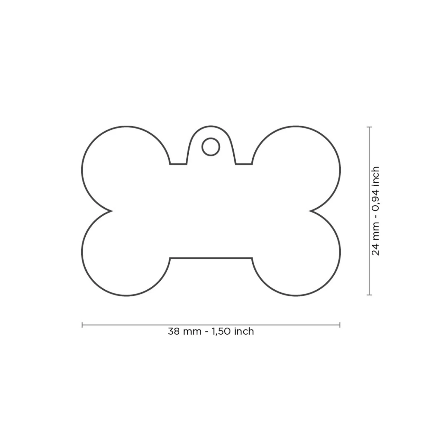 MyFamily Medaglietta Per Cani Personalizzabile Osso Basic Handmade Rosa 7 MyFamily Medaglietta Per Cani Personalizzabile Osso Basic Handmade Rosa - immagine 5