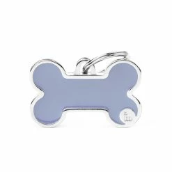 MyFamily Medaglietta Per Cani Personalizzabile Osso Basic Handmade Lilla -Alimentazione negozio 8970