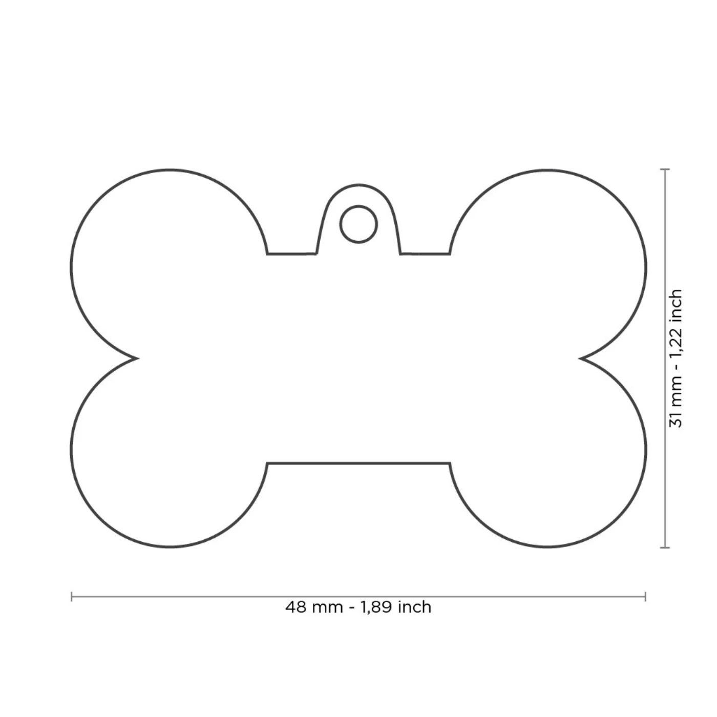 MyFamily Medaglietta Per Cani Personalizzabile Osso Style Pied De Poule Nero 7 MyFamily Medaglietta Per Cani Personalizzabile Osso Style Pied De Poule Nero - immagine 5