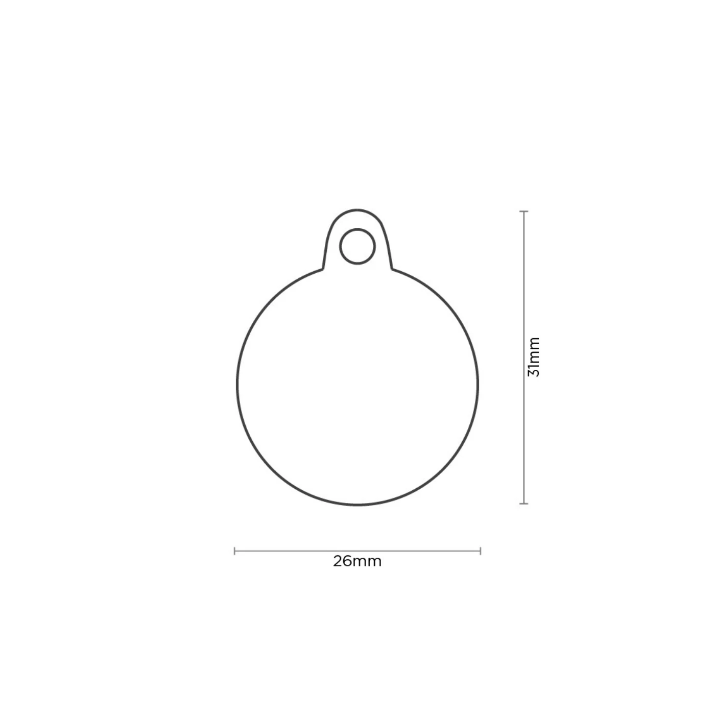 MyFamily Medaglietta Per Cani Personalizzabile Cerchio I Love You 5 MyFamily Medaglietta Per Cani Personalizzabile Cerchio I Love You - immagine 3