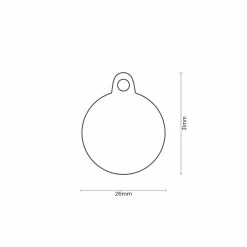 MyFamily Medaglietta Per Cani Personalizzabile Cerchio I Love You 9 MyFamily Medaglietta Per Cani Personalizzabile Cerchio I Love You -Alimentazione negozio 8996