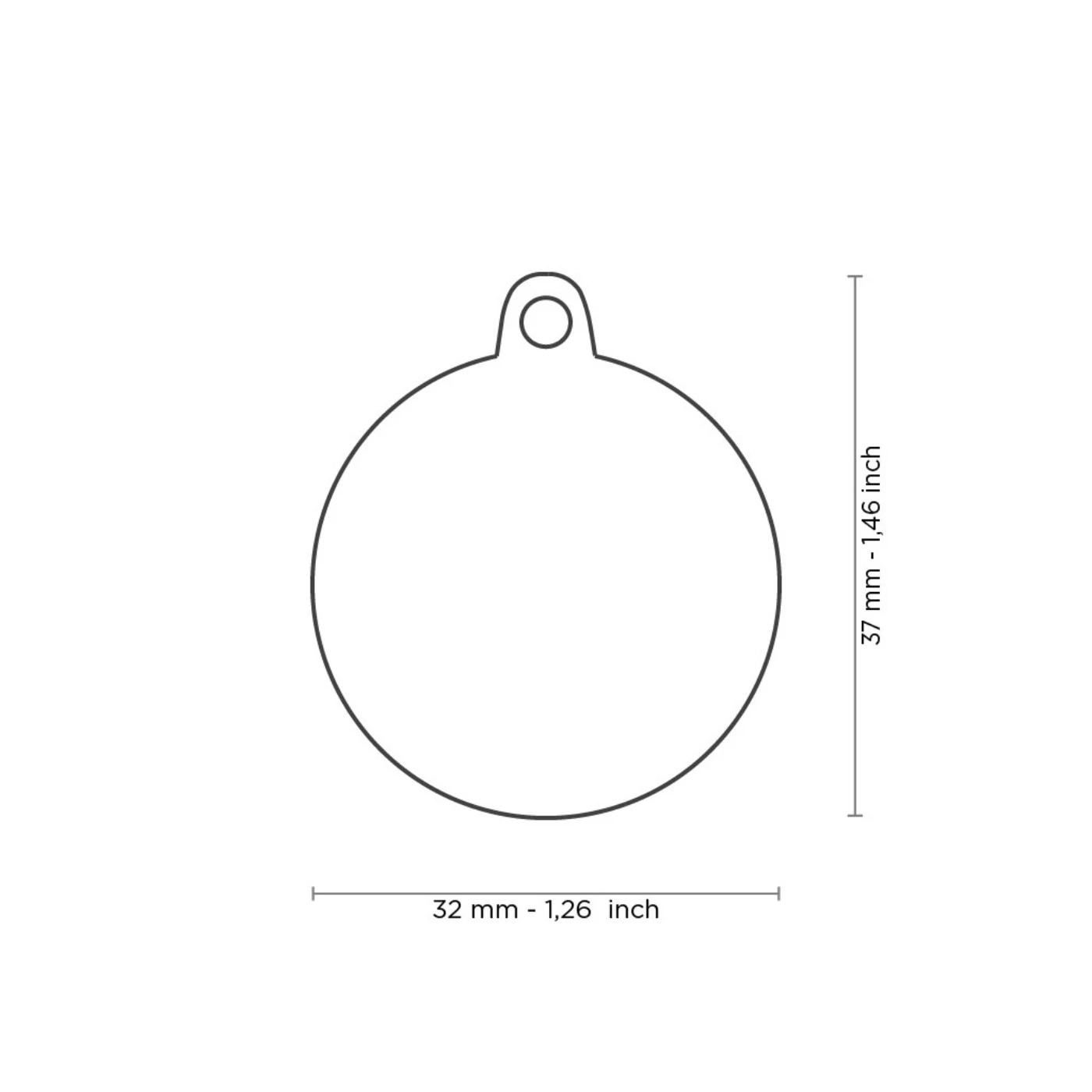 MyFamily Medaglietta Per Cani Personalizzabile Cerchio Rock 7 MyFamily Medaglietta Per Cani Personalizzabile Cerchio Rock - immagine 5