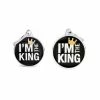 MyFamily Medaglietta Per Cani Personalizzabile Cerchio I’m The King -Alimentazione negozio 9006 1