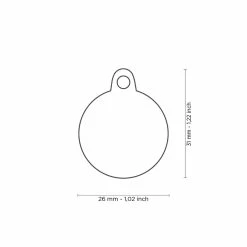 MyFamily Medaglietta Per Cani Personalizzabile Cerchio I’m The Queen 9 MyFamily Medaglietta Per Cani Personalizzabile Cerchio I’m The Queen -Alimentazione negozio 9013