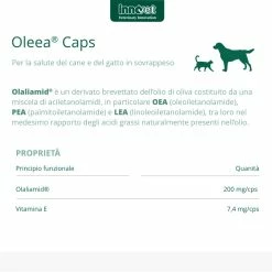 Innovet Oleea® Caps 60 Capsule Per Cani E Gatti In Sovrappeso -Alimentazione negozio 9125