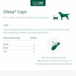 Innovet Oleea® Caps 60 Capsule Per Cani E Gatti In Sovrappeso -Alimentazione negozio 9126