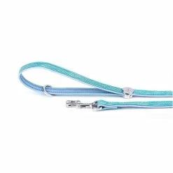 MyFamily Guinzaglio Saint Tropez In Similpelle Turchese 110×1,2cm Per Cani