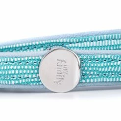 MyFamily Guinzaglio Saint Tropez In Similpelle Turchese 110×1,2cm Per Cani -Alimentazione negozio 9277