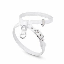 MyFamily Pettorina Saint Tropez In Similpelle Bianco Per Cani