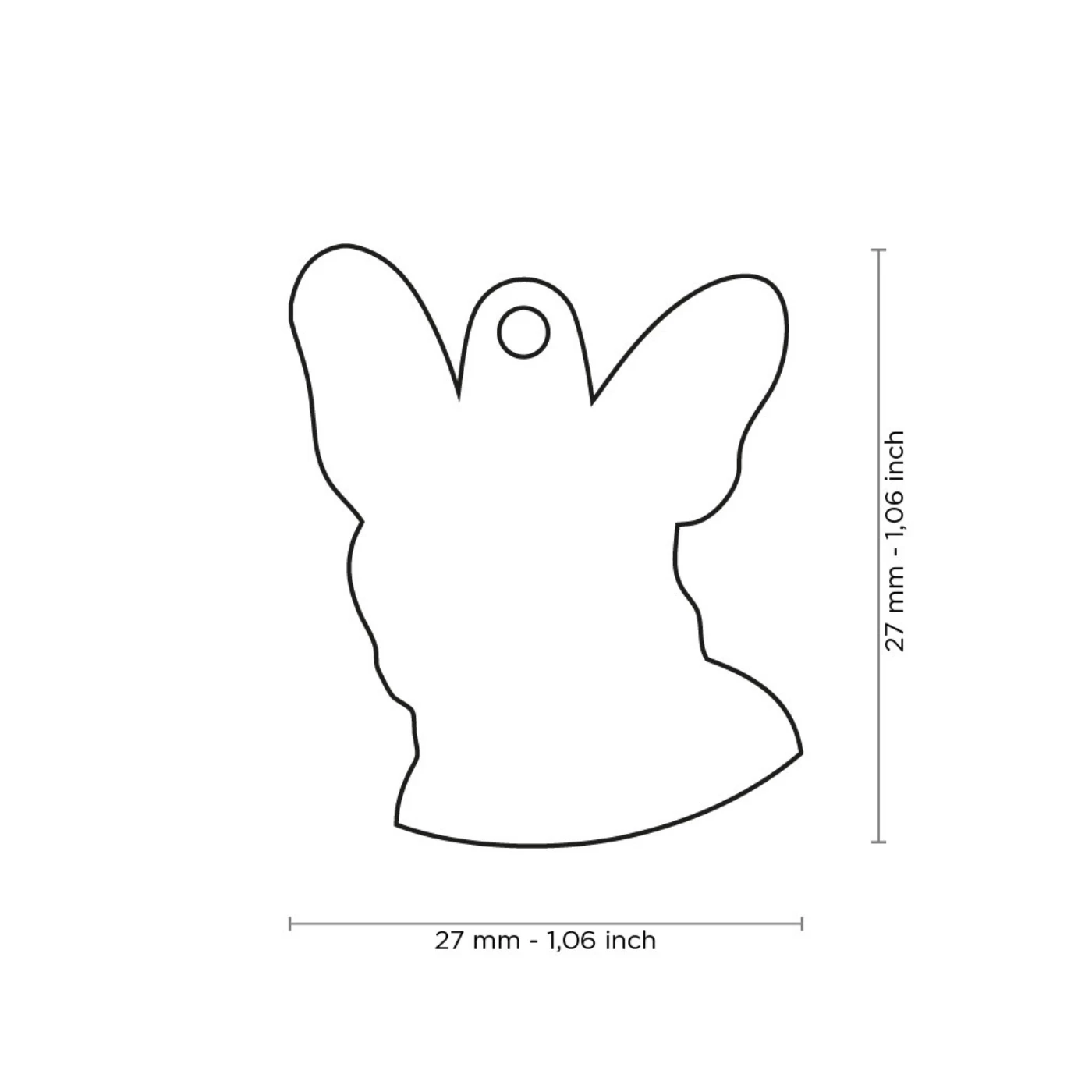 MyFamily Medaglietta Per Cani Personalizzabile Bouledogue Francese Bianco Friends 4 MyFamily Medaglietta Per Cani Personalizzabile Bouledogue Francese Bianco Friends - immagine 2