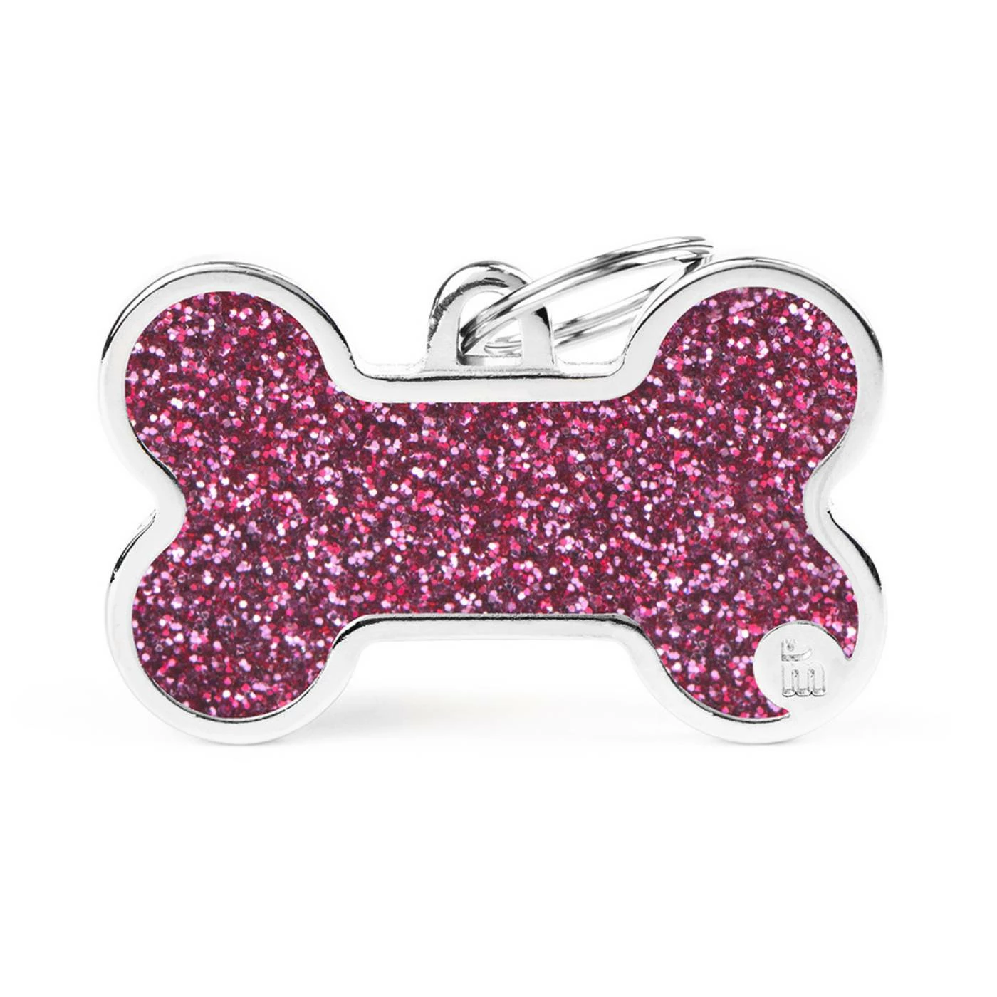 MyFamily Medaglietta Shine Per Cani Personalizzabile Osso Glitter Rosa 6 MyFamily Medaglietta Shine Per Cani Personalizzabile Osso Glitter Rosa - immagine 4