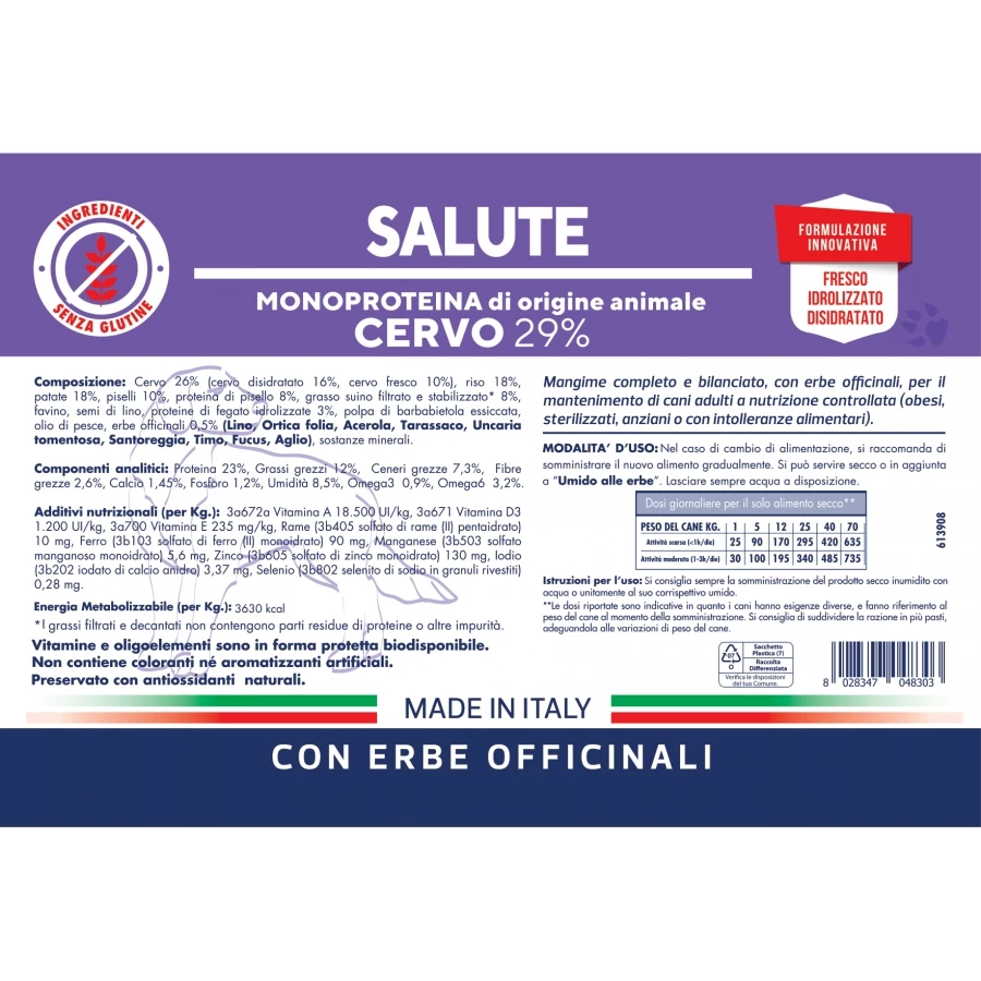 Vet Line Linea Salute Cervo Per Cani Adulti VetLine 4 Vet Line Linea Salute Cervo Per Cani Adulti VetLine - immagine 2