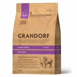 Grandorf Adult Agnello E Tacchino Maxi Large Breed Per Cani Adulti Di Taglia Grande
