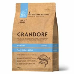 Grandorf Adult White Fish Pesce Bianco Medium & Maxi Per Cani