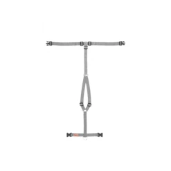 Haqihana Srl Haqihana Pettorina Ad H Steel Grigio In Nylon Per Cani